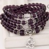 Korean Trendy Fashion Zodiac Purple Beautiful Bracelet  Nhsc289396