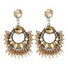 Fashion Concise Sparkling Gemstone Earrings Nhsc289512