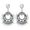 Fashion Concise Sparkling Gemstone Earrings Nhsc289512