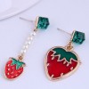 Korean Fashion Simple  Strawberry  Earrings Nhsc289975