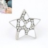 Fashion Flash Diamond Luxury Lucky Star  Ring Nhsc292173