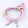 Wild Simple Drop Pendant Leather Bracelet Nhsc292175