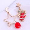 Korean Fashion Sweet Fivepointed Star Christmas Tree Earrings Nhsc292187