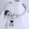 Fashion Metal Wild Simple Flash Diamond Cute Bear Bracelet Nhsc299140