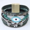 Simple Devils Eye Magnet Buckle Fashion Bracelet Nhsc299833