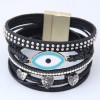 Simple Devils Eye Magnet Buckle Fashion Bracelet Nhsc299833