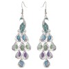 Fashion Metal Simple Peacock Earrings Nhsc301762