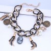 Fashion Simple Beauty Head Tassel Multilayer Bracelet Nhsc317052