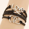 Retro Alloy Multilayer Braided Bracelet Nhsc318582