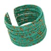 Fashion New Style Bohemian Rice Bead Open Bracelet Nhsc345591