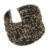Fashion New Style Bohemian Rice Bead Open Bracelet Nhsc345591