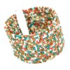 Fashion New Style Bohemian Rice Bead Open Bracelet Nhsc345591
