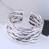 Korean Cross Opening Metal Ring Nhsc361763
