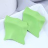 Fashion Metal Fluorescent Color Geometric Earrings Wholesale  Nhsc363727