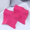 Fashion Metal Fluorescent Color Geometric Earrings Wholesale  Nhsc363727