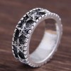Retro Simple Star Pattern Alloy Ring Nhsc371093