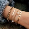 Toppinggoods Jewelry Wholesale Long Round Piece Fourpiece Bracelet Nhsc374280
