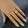 Wholesale Jewelry Metal Blackeyed Snake Ring Sevenpiece Set Nihaojewelry  Nhsc374282