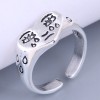 Toppinggoods Jewelry Wholesale Fashion Retro Carved Heart Open Ring Nhsc378266