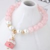 Toppinggoods Jewelry Wholesale Simple Glass Crystal Stone Ceramic Lucky Cat Bracelet Nhsc378623