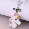 Toppinggoods Jewelry Wholesale Korean Fashion Candy Color Unicorn Pendent Necklace  Nhsc378651