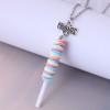 Toppinggoods Jewelry Wholesale Contrast Color Lollipop Pendent Necklace  Nhsc378653