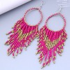 Wholesale Jewelry Bohemian Beaded Tassel Earrings Toppinggoods Nhsc379116