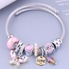 Toppinggoods Wholesale Jewelry Fashion Metal Butterfly Love Water Drop Pendant Bracelet Nhsc383194