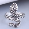 Toppinggoods Wholesale Jewelry Retro Auspicious Carved Snake Alloy Ring Nhsc385125