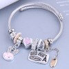 Toppinggoods Wholesale Jewelry Fashion Rabbit Shield Multielement Pendant Bracelet Nhsc387972