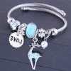 Toppinggoods Wholesale Jewelry Fashion Metal Letter Deer Pendant Bracelet Nhsc387973