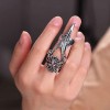 Wholesale Jewelry Retro Auspicious Dragon Joint Ring Toppinggoods Nhsc391476