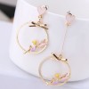 Wholesale Korean Fashion Metal Angel Asymmetric Earrings Toppinggoods  Nhsc400726