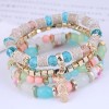 Wholesale Fashion Metal Owl Candy Beads Multilayer Bracelet Toppinggoods  Nhsc400994