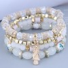 Wholesale Fashion Metal Owl Candy Beads Multilayer Bracelet Toppinggoods  Nhsc400994