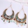 Bohemian Water Drop Long Earrings Wholesale Toppinggoods Nhsc404315