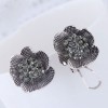 Retro Flower Alloy Diamond Stud Earrings Wholesale Toppinggoods  Nhsc409508