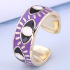 Korean Real Gold Plated Contrast Eyebrow Opening Ring Wholesale Toppinggoods  Nhsc412854