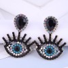 Fashion Metal Flashing Diamond Devils Eye Earrings Wholesale Toppinggoods  Nhsc419957