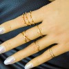 Fashion Thin Line Eightpiece Combination Ring Wholesale Toppinggoods Nhsc426476