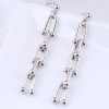 Fashion Simple Metal Chain Alloy Long Earrings Wholesale Toppinggoods  Nhsc430602
