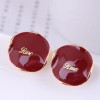 925 Silver Needle Korean Fashion Sweet Round Concise Female Earrings Wholesale  Nhsc461328