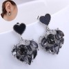 Korean Fashion Sweet Ol Concise Sweet Heart Personalized Earrings Nhsc465250