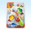Summer children's water toys, fishing nets and fishing suits, bathing and bathing, hand-eye coordination, parent-child interaction