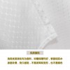 Solid color curtain shower curtain waterproof and mildew proof thickened 190g waffle shower curtain jacquard bathroom curtain shower curtain