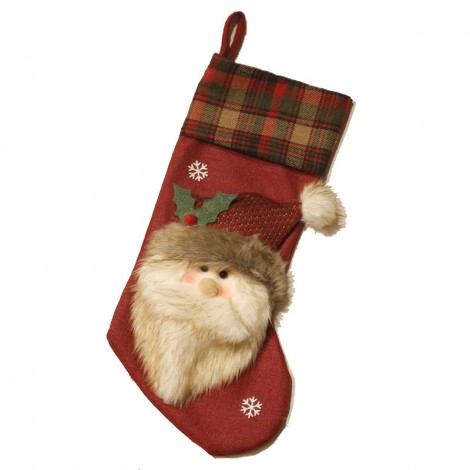 Christmas decorations gift socks creative Christmas Tree Pendant holiday gift socks Santa Snowman decorative socks