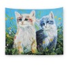 Digital printing home tapestry wall carpet elephant watercolor animal