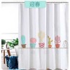 Waterproof and mould proof thickened polyester shower curtain digital printing shower curtain bathroom partition hanging curtain shower curtain cloth