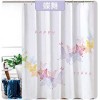 Waterproof and mould proof thickened polyester shower curtain digital printing shower curtain bathroom partition hanging curtain shower curtain cloth