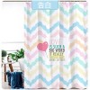 Waterproof and mould proof thickened polyester shower curtain digital printing shower curtain bathroom partition hanging curtain shower curtain cloth